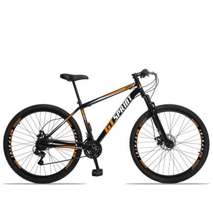 Bicicleta Gt Sprint Mx1 Disc T19 Aro 29 Susp. Dianteira 21 Marchas - Laranja