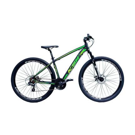 Bicicleta Ksw Xlt 2020 Disc H T17 Aro 29 Susp. Dianteira 24 Marchas - Preto/verde