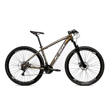 Bicicleta Ksw Xlt Disc H T21 Aro 29 Susp. Dianteira 24 Marchas - Prata/verde