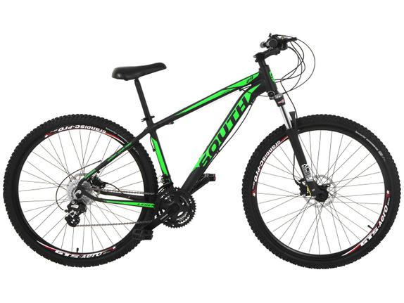 Bicicleta South Bike Atlus Aro 29 Susp. Dianteira 24 Marchas - Preto/verde