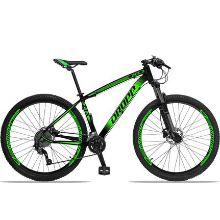Bicicleta Dropp Z4x 2020 T17 Aro 29 Susp. Dianteira 27 Marchas - Preto/verde