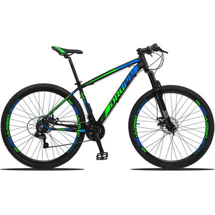 Bicicleta Dropp Z3 Disc H T21 Aro 29 Susp. Dianteira 21 Marchas - Azul/verde