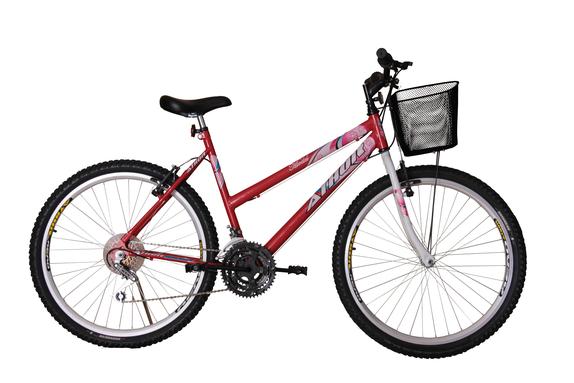 Bicicleta Athor Bike Model Aro 26 Rígida 18 Marchas - Vermelho