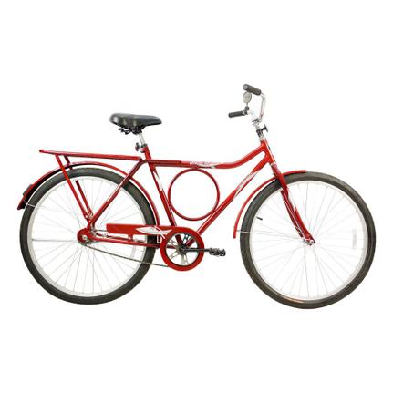 Bicicleta Mega Bike Mega Carga Aro 26 Rígida 1 Marcha - Vermelho