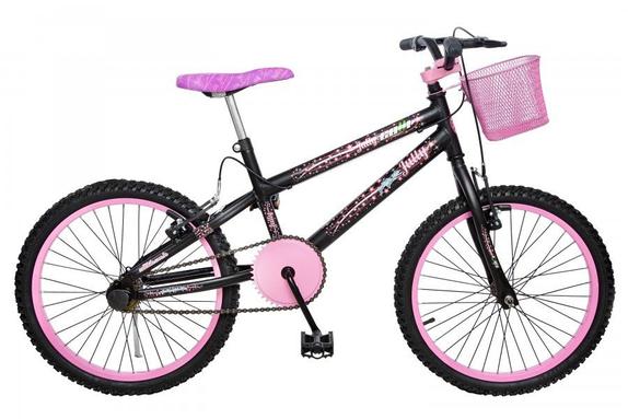Bicicleta Colli Bike Jully Aro 20 Rígida 1 Marcha - Preto