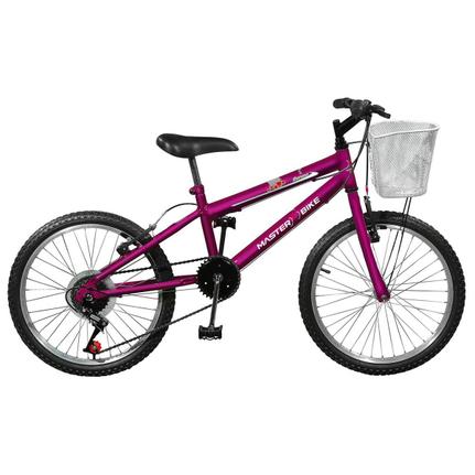 Bicicleta Master Bike Serena Plus Aro 20 Rígida 1 Marcha - Violeta