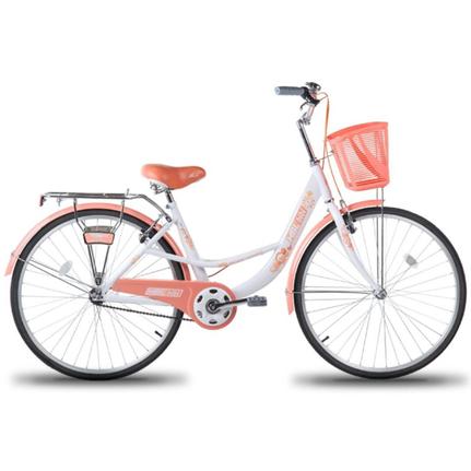 Bicicleta Mobele Bikes Retrô Aro 700 Rígida 7 Marchas - Branco