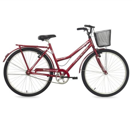 Bicicleta Free Action Paradise Ff Aro 26 Rígida 1 Marcha - Vermelho