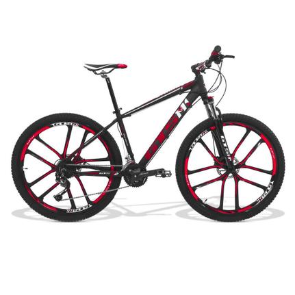 Bicicleta Gts M1 Dynamic Disc T17 Aro 29 Susp. Dianteira 27 Marchas - Preto/vermelho