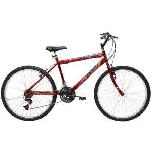 Bicicleta Cairu Flash Pop Aro 26 Rígida 21 Marchas - Vermelho