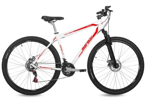 Bicicleta Mormaii Jaws Aro 29 Susp. Dianteira 21 Marchas - Branco/vermelho