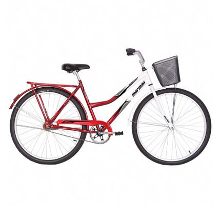 Bicicleta Mormaii Soberana Aro 26 Rígida 21 Marchas - Branco/vermelho