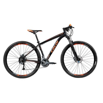 Bicicleta Caloi Moab T21 Aro 29 Susp. Dianteira 27 Marchas - Laranja/preto