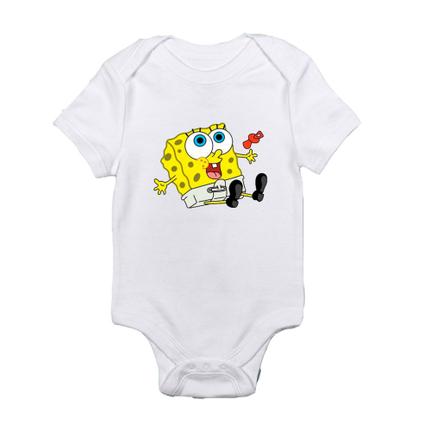 Body Infantil Roupa De Bebe Bob Esponja Patrick Lula Molusco Plankton Amigos Desenho Fofo Geek Galaxy Moda Infantil Magazine Luiza