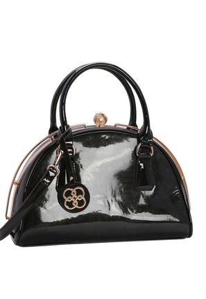 black patent bolsa uk