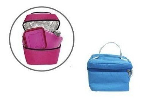 light pink lunch bolsa