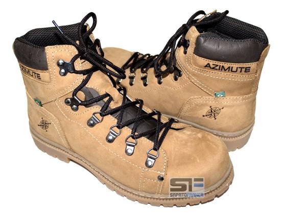 Bota Coturno Masculina Amarela Com Cadarço Resistente Ecoturismo - Sapatofranca - Coturno Feminino - Magazine Luiza