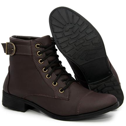 bota estilo exercito feminina