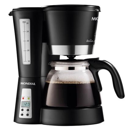 Cafeteira Elétrica Mondial Bella Arome Preto 110v - C14