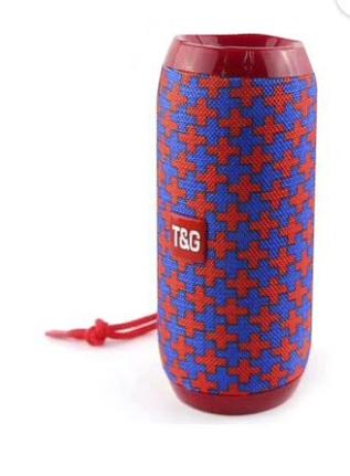Caixa de Som T&g Azul/vermelho Tg-117