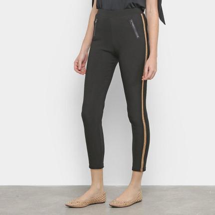 calça listra lateral feminina