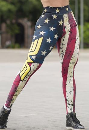 Calça legging mulher maravilha estampada tamanho (g) - MISS FITNESS - Calça  Legging - Magazine Luiza