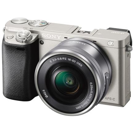 Câmera Digital Sony Alpha Prata 24.3mp - A6000 | 16-50mm
