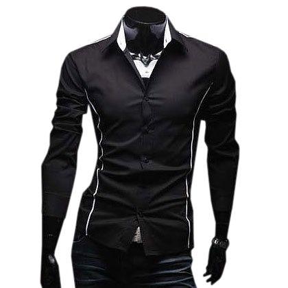 camisa manga longa masculina slim fit