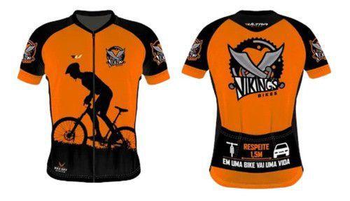 camisa de ciclismo com bolso