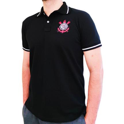 camisa corinthians polo branca