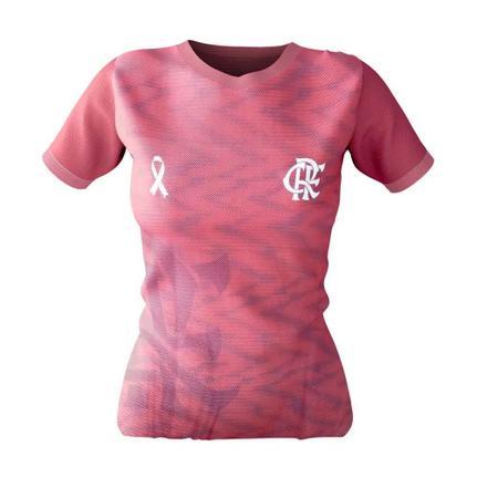camisa do flamengo feminina outubro rosa