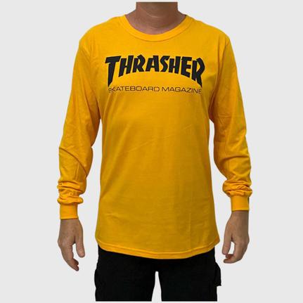 camisa thrasher amarela