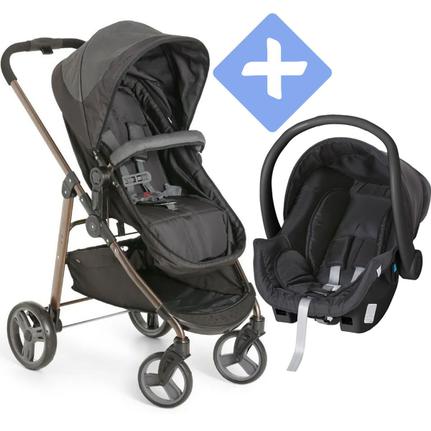 Carrinho de Bebe Galzerano Bebê Conforto Olympus Cappuccino Carrinho de Bebe Galzerano Bebê Conforto Olympus Cappuccino