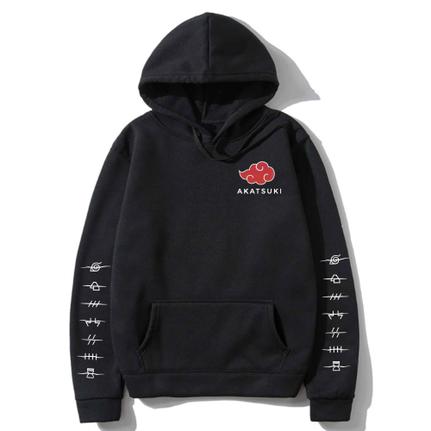 primitive moletom com capuz naruto