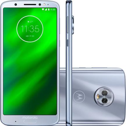 Celular Smartphone Motorola Moto G6 Xt1925 64gb Prata - Dual Chip