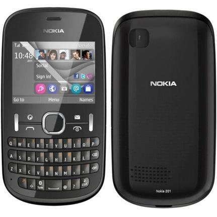 Celular Nokia Asha 201 64mb Preto Vivo - 1 Chip