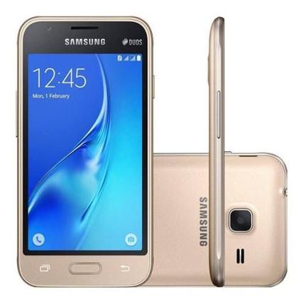 Celular Smartphone Samsung Galaxy J1 Mini J106h 8gb Dourado - Dual Chip