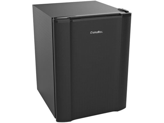 Geladeira/refrigerador 114 Litros 1 Portas Preto Black - Esmaltec - 110v - Cbe110cm