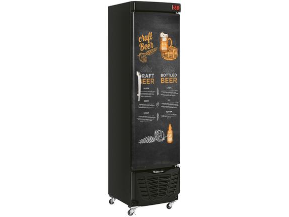 Geladeira/refrigerador 230 Litros 1 Portas Adesivado Craft Beer - Gelopar - 220v - Grba-230cb