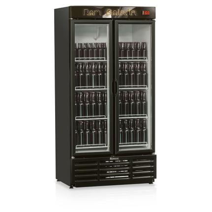 Geladeira/refrigerador 760 Litros 2 Portas Preto - Gelopar - 110v - Grba760pv