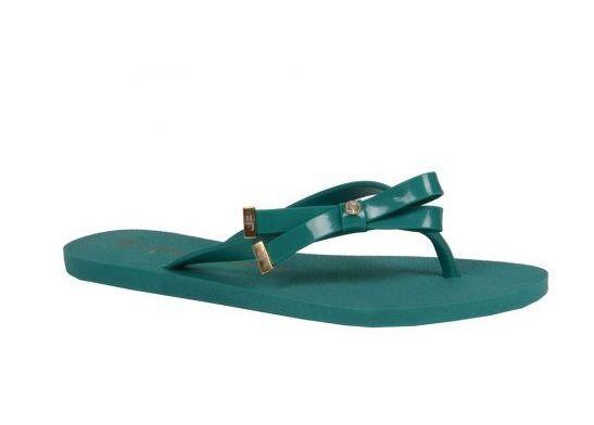 Chinelo JORGE BISCHOFF Verde Acqua - Chinelo Feminino - Magazine Luiza