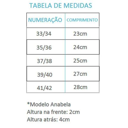 chinelo biriflex anabela