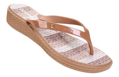 tamanco anabela azaleia tropical