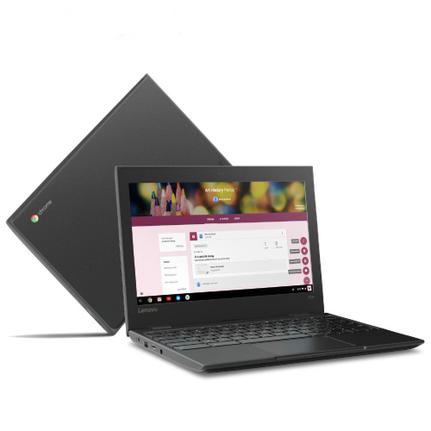 Notebook - Lenovo 81ma000qbr Celeron N4000 1.10ghz 4gb 32gb Ssd Intel Hd Graphics Google Chrome os Chromebook 11,6" Polegadas