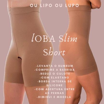 SHORT LUPO SLIM CINTURA ALTA PRETA