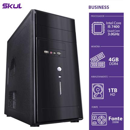 Desktop Skul Business B500 B74001t4 I5-7400 3.0ghz 4gb 1tb Intel Hd Graphics Linux Sem Monitor
