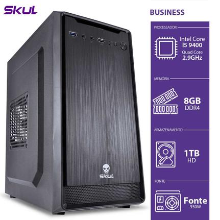 Desktop Skul Business B500 B94001t8 I5-9400 2.90ghz 8gb 1tb Intel Hd Graphics Linux Sem Monitor