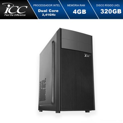 Desktop Icc Iv1840s3 Celeron J1800 2.41ghz 4gb 320gb Intel Hd Graphics Linux Sem Monitor