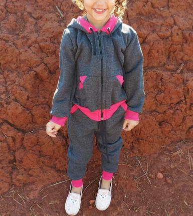 kids brown moletom com capuz