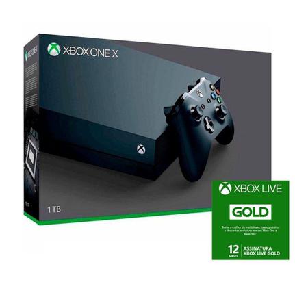 Console Xbox One X 1tb + 12 Meses